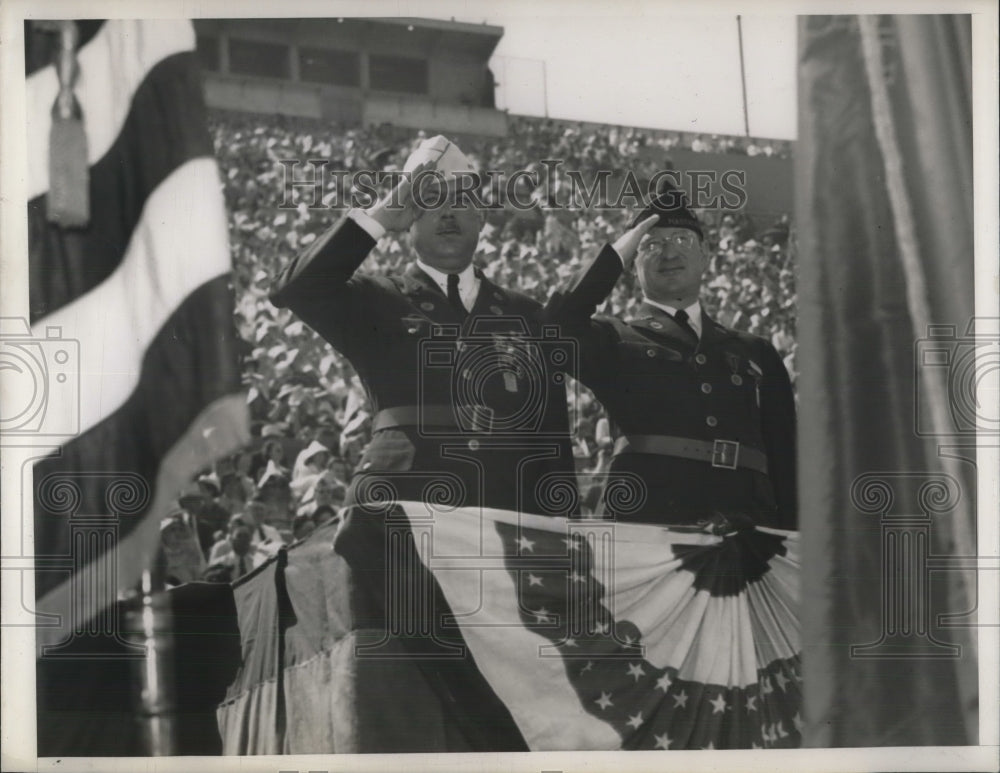 1938 Cmdr of Maryland Herbert L Rhodes Daniel Doherty - Historic Images