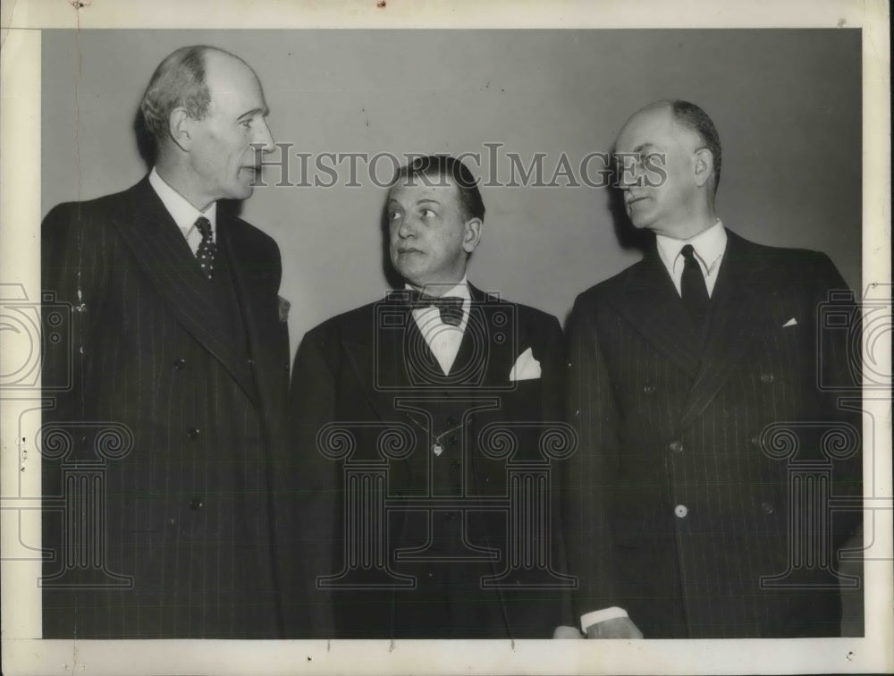 1941 Press Photo Lord halifax British Ambassador Sumenr Welles Lord Halifax - Historic Images