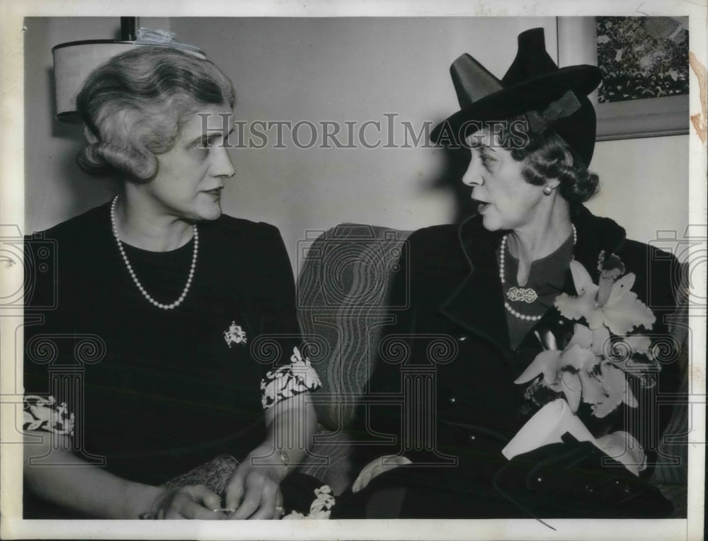 1941 Press Photo viscountess Halifax Mrs. Herbert H. lehman-Historic Images