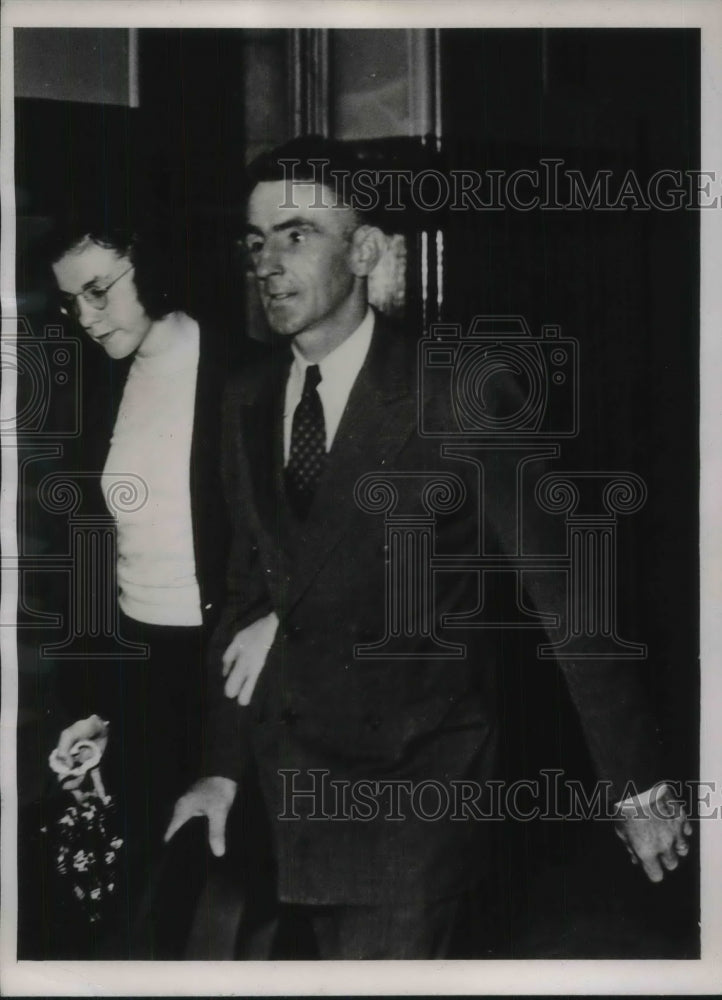 1938 Press Photo Judge Lencher Awards Patrick O&#39;Donnell Custody of Daughter-Historic Images