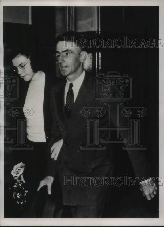 1938 Press Photo Judge Lencher Awards Patrick O'Donnell Custody of Daughter-Historic Images