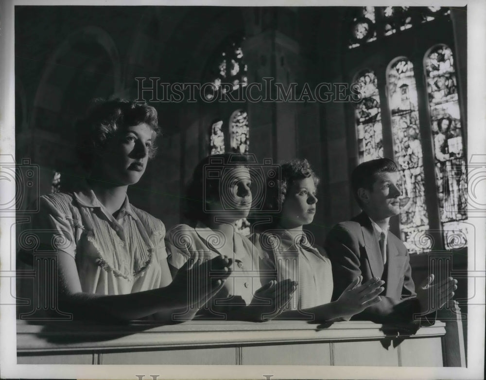 1950 Press Photo Religious training by the Loyal Order of the Moose for children - Historic Images