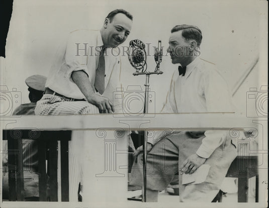 1929 Tom Red Manning & Victor Clark for NBC broadcast - Historic Images