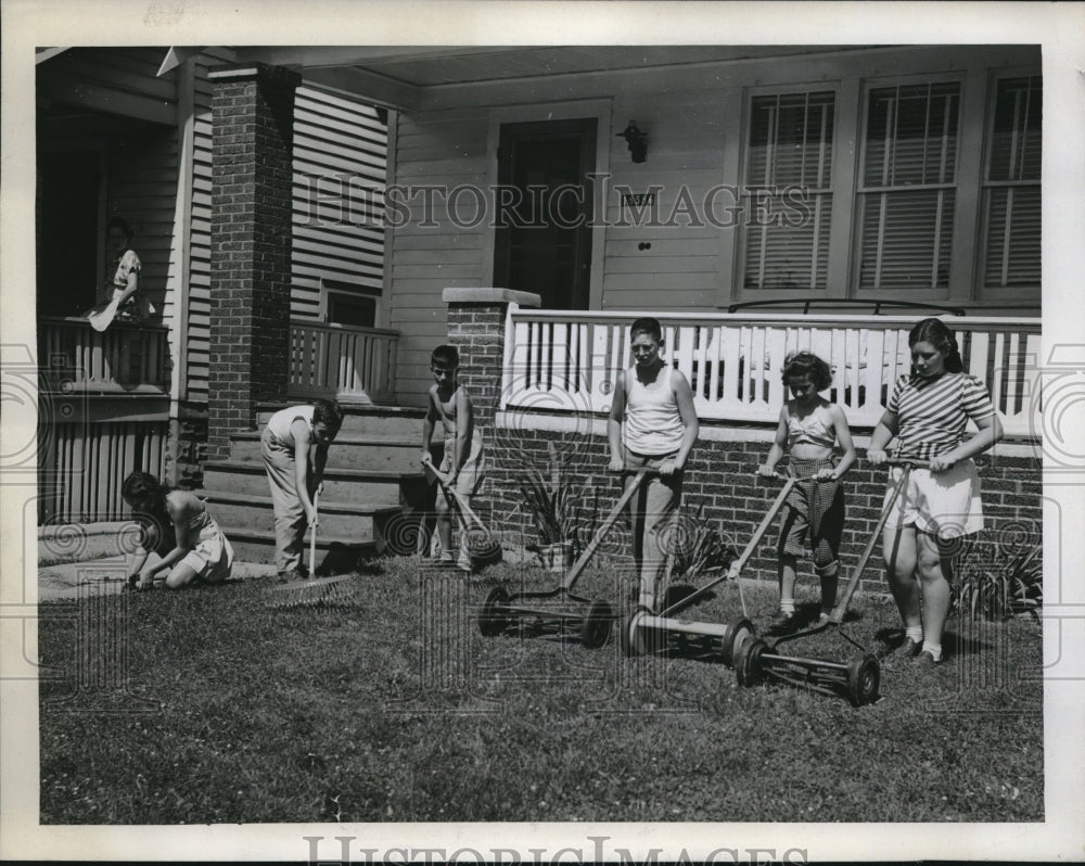 1946 Press Photo Ruth Erickson,Donald Spodak,Joey Fraze,Yvonne Leo - Historic Images