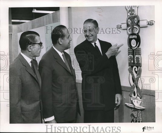 1960 George Chalkiopoulos Demetrios Alexatos & Ellsworth Augustus - Historic Images