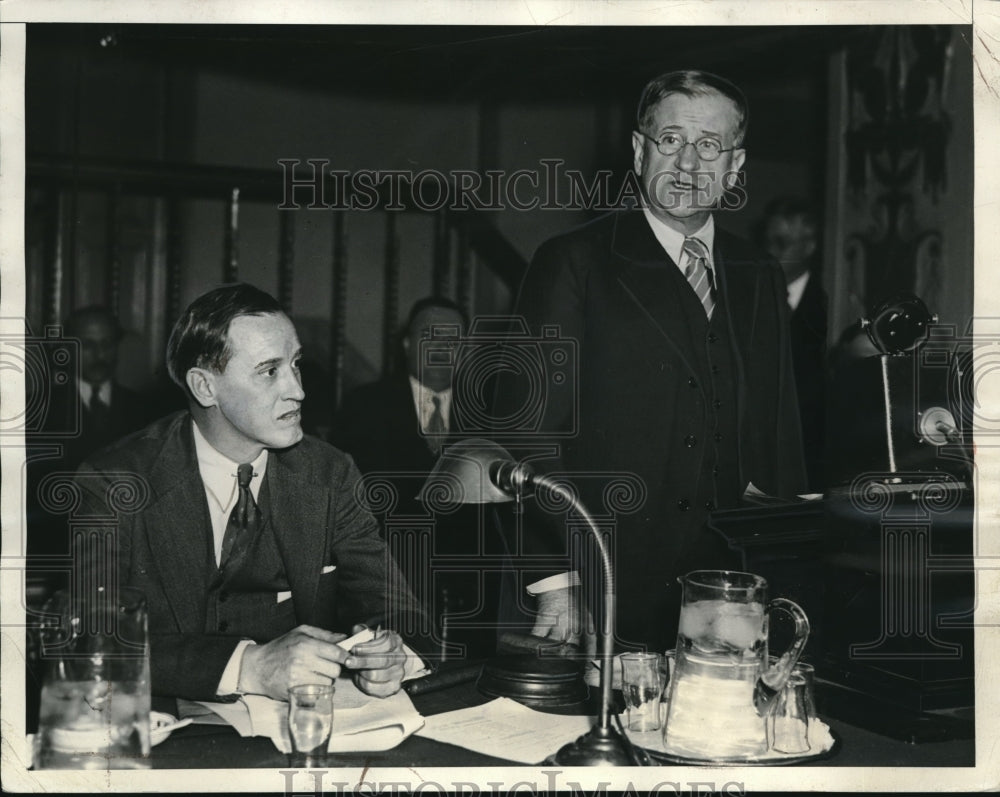 1933 Government officials at relief conference in Washington D.C.-Historic Images