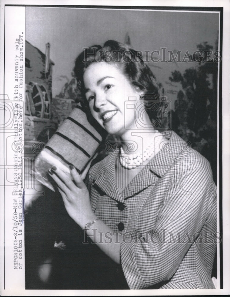 1958 New Orleans, La &quot;Maid of Cotton&quot; Jean Carter - Historic Images