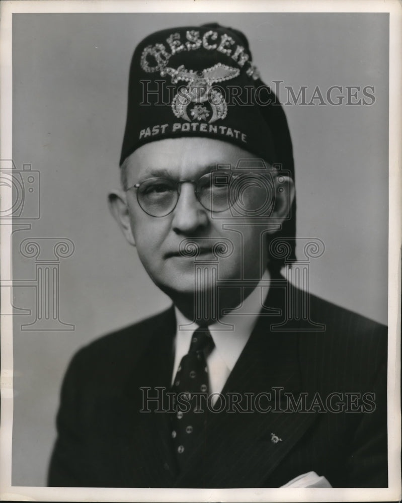 1947 Press Photo Walter S. Jeffries,Atlantic City Shrine Imperial Council - Historic Images