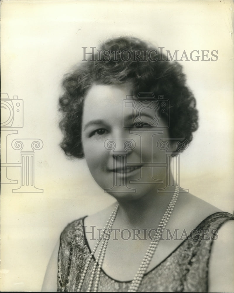 1932 Press Photo Ethel Cotton Cultural Conversation Series NBC - neb86162 - Historic Images