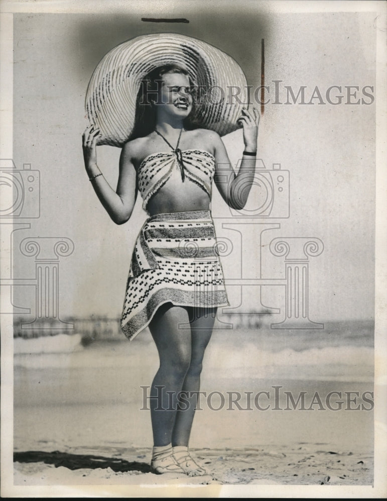 1939 Miss Claire Ellis in Cape May NJ-Historic Images