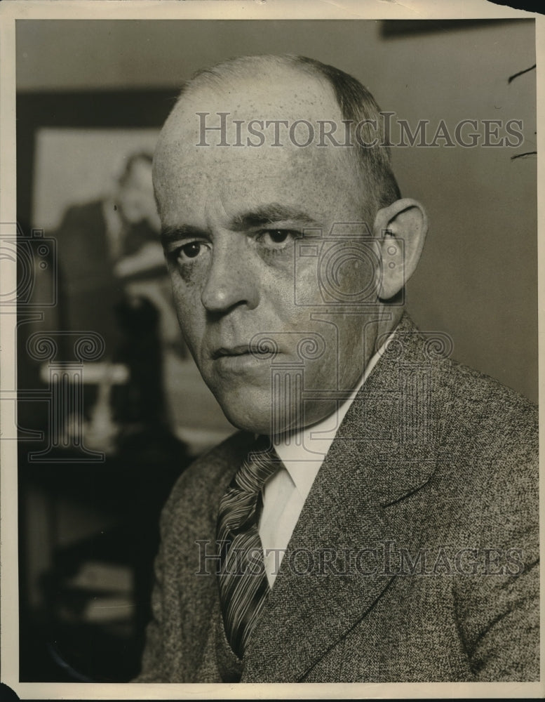 Press Photo Businessman JD Chamberlain At Office-Historic Images