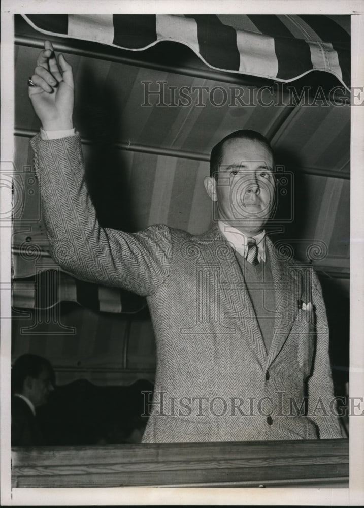 1938 Press Photo William D. Campbell Sailing To Africa On S.S. Conte Di Savoia - Historic Images