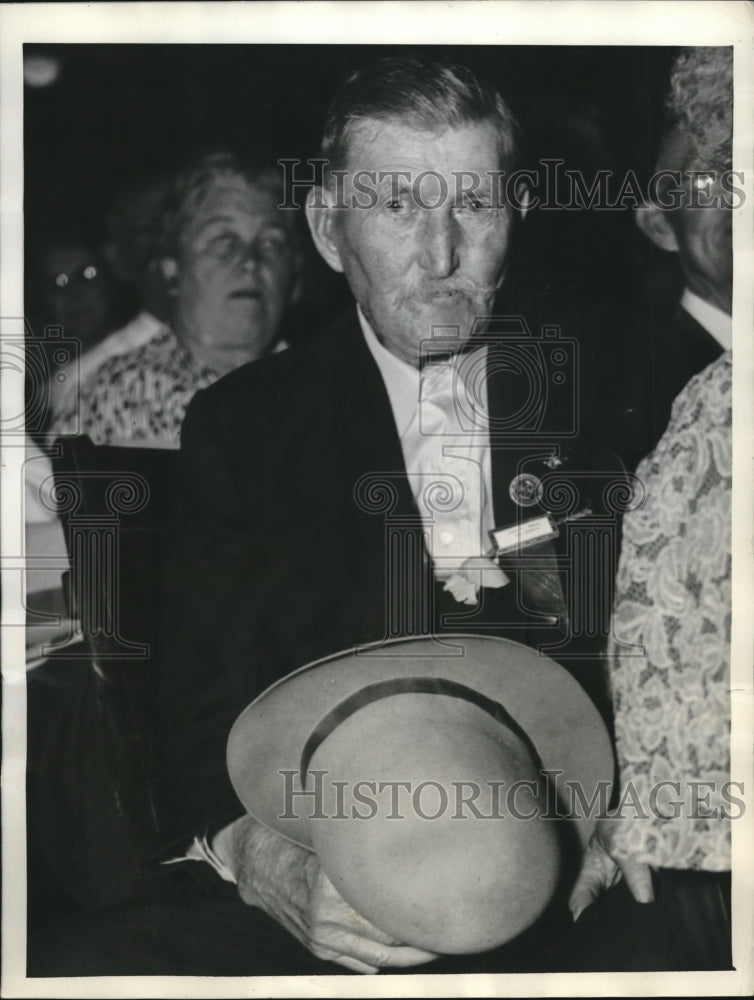 1936 Press Photo John Mayer California Delegate To Townsend Convention-Historic Images