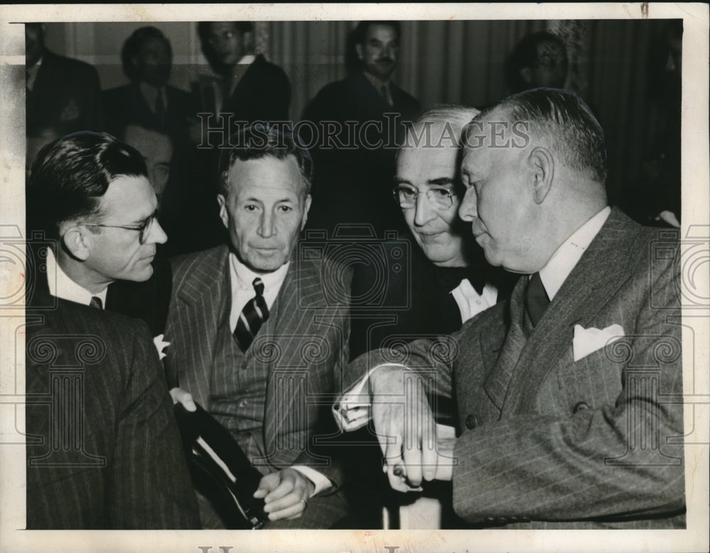 1947 Press Photo Delegates at The Inter American Defence Conference in Brazil - Historic Images