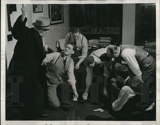 1937 Man Resolves to No Dice Games in Jan 1, 1938 - Historic Images