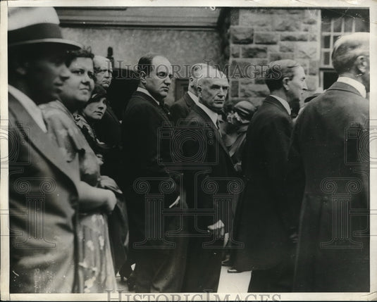 1931 Funeral of DW Morror at Englewood,NJ, FT Davison & Sen P Fess - Historic Images