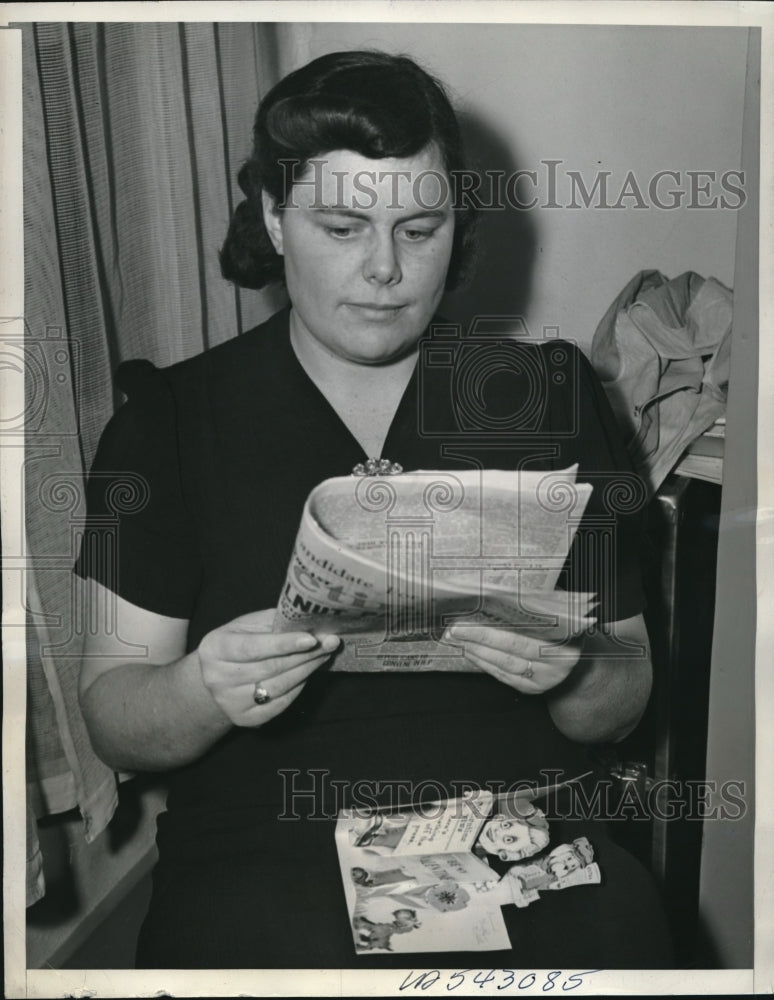 1940 Mrs Evelyn Jasa Weeks Intended Victim in Valentine Candy Posion - Historic Images