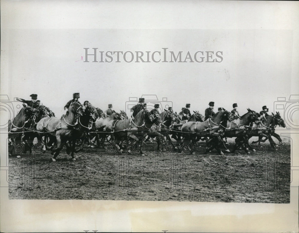 1934 British Calvarymen Rehearse for Royal Tournament Horse Artiller-Historic Images