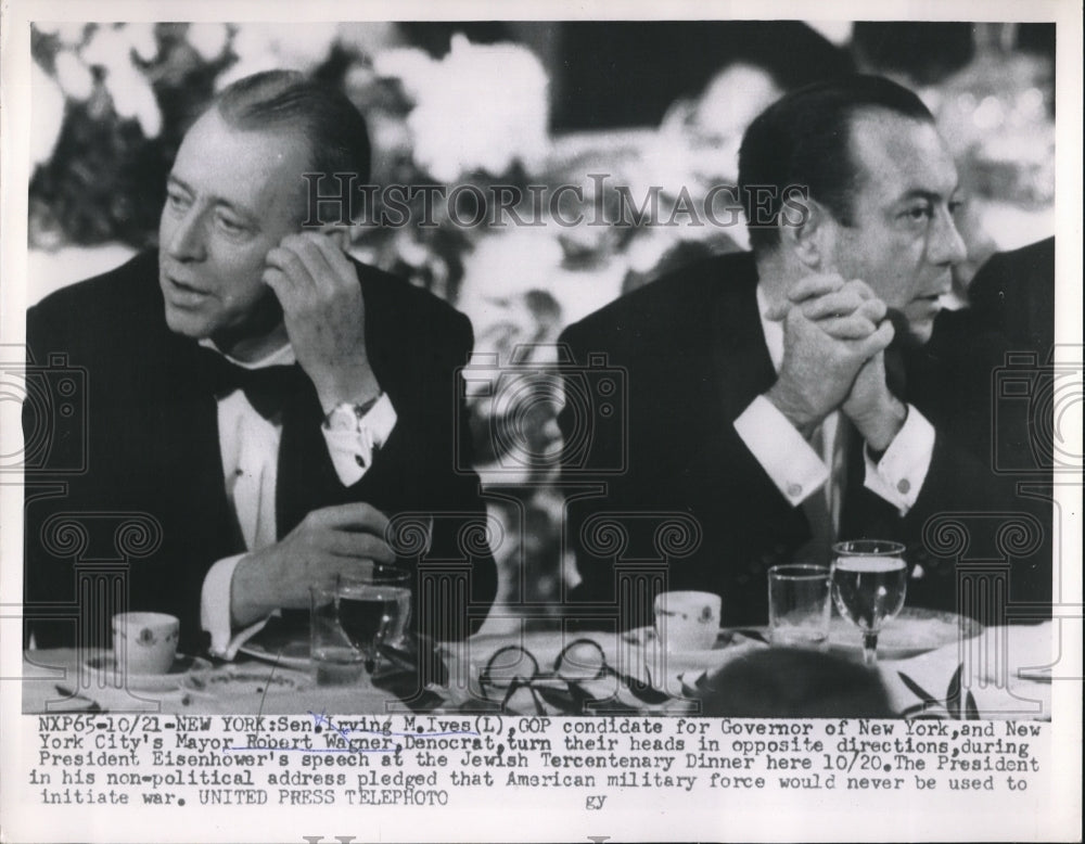 1954 Senator Irving Ives GOP Candidate for Governor of New York - Historic Images