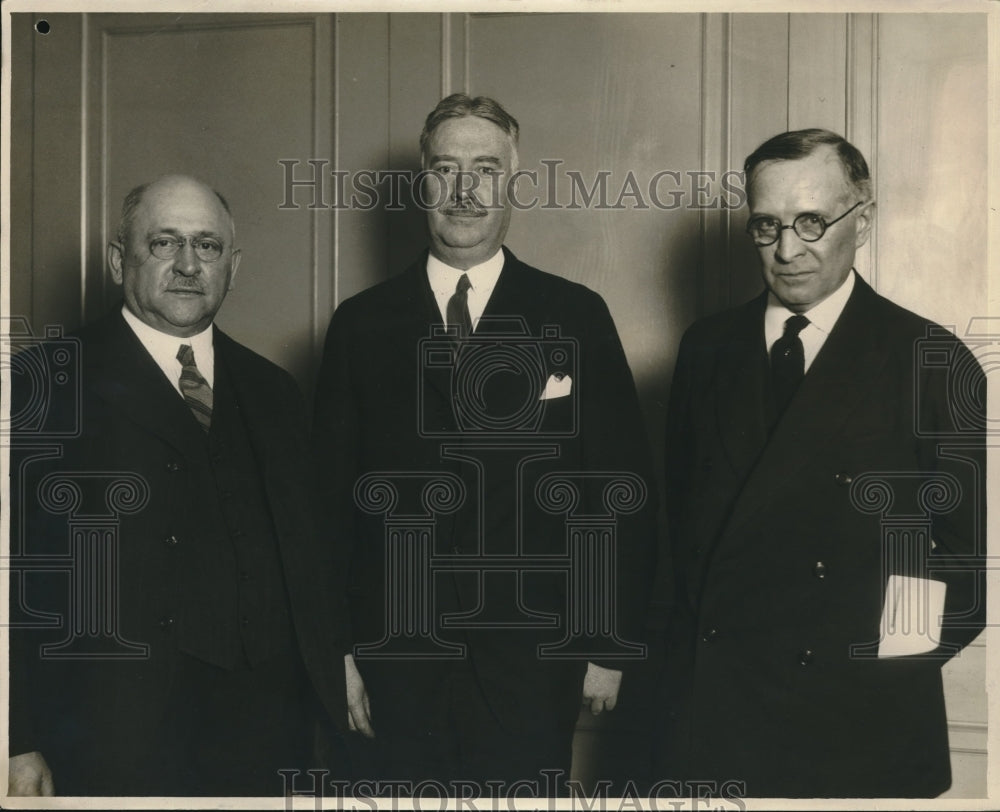 1927 Press Photo Pa RR officials, VP, E.T. Whiter,CT Leiper,VP TB Hamilton - Historic Images