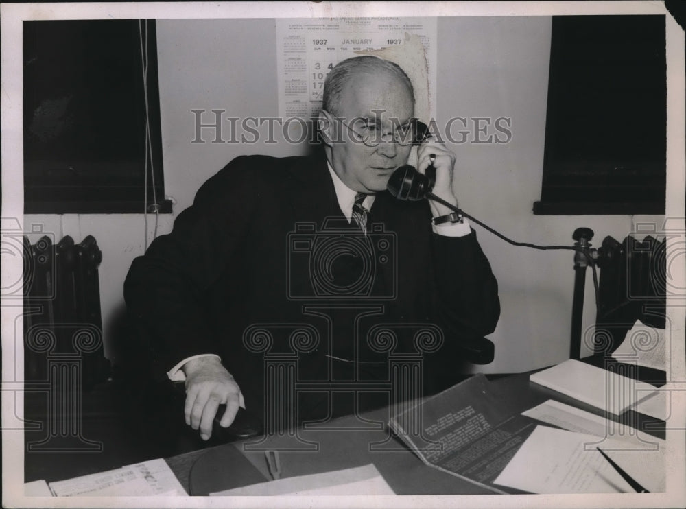 1937 J. Taney Wilcox, Secretary of the Pennsylvania R.R. Co. - Historic Images