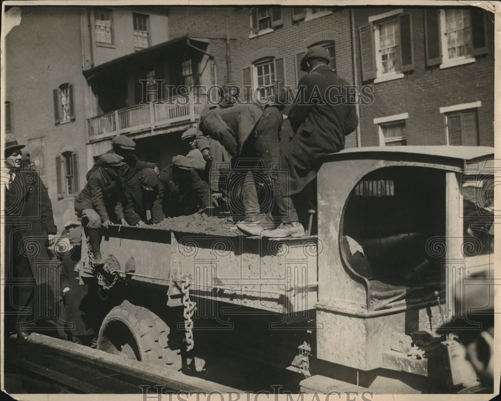 1924 Truck of Dirt to City Dump-Historic Images