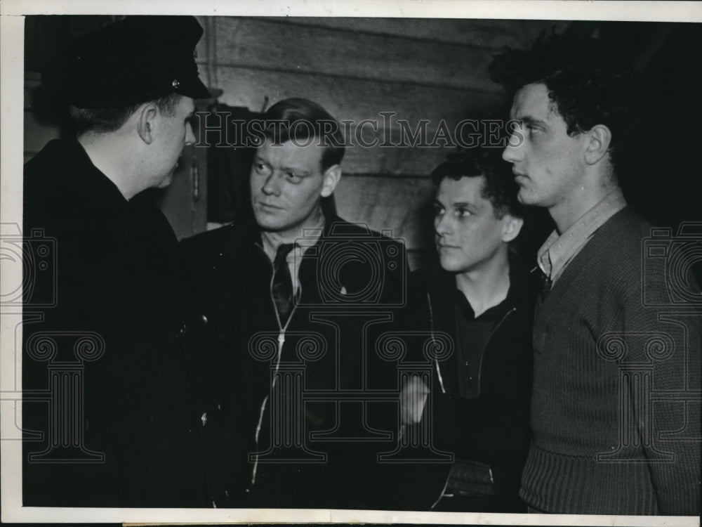 1939 Press Photo Walsh, McHugh, &amp; O&#39;Brian Confess to Arson in Chicago-Historic Images