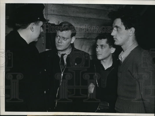 1939 Press Photo Walsh, McHugh, & O'Brian Confess to Arson in Chicago-Historic Images