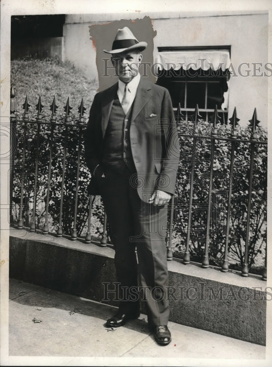 1931 Press Photo WD Huntington Chairman of Executive Committee Chemists Associat - Historic Images