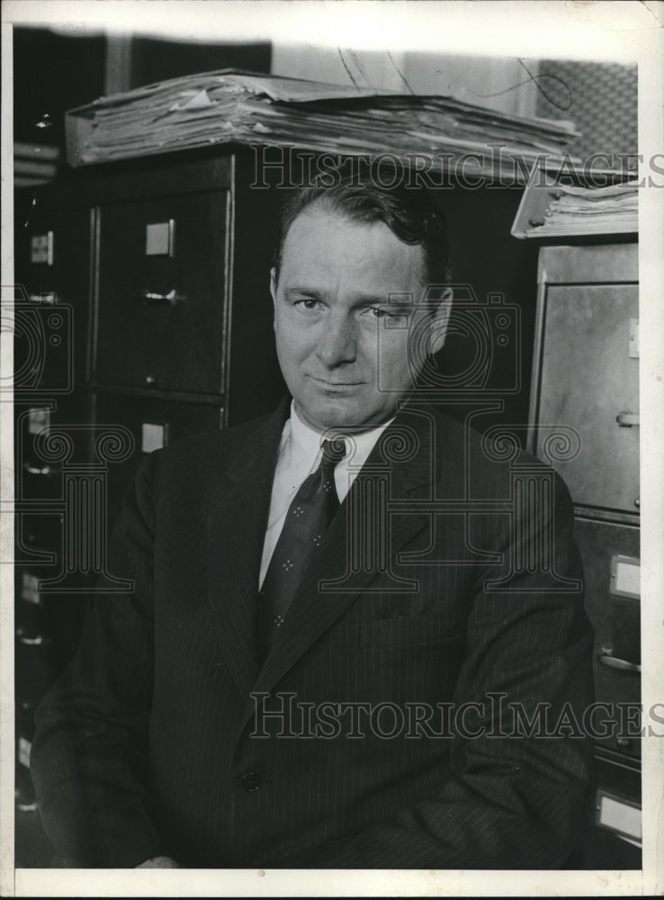 1931 Press Photo Jaeger of Cleveland Bridge Expert - Historic Images