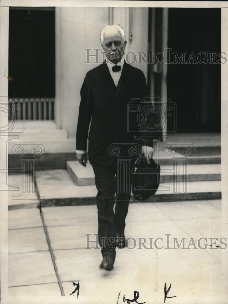 1928 Press Photo William Whiting New Secretary of Commerce at White House - Historic Images