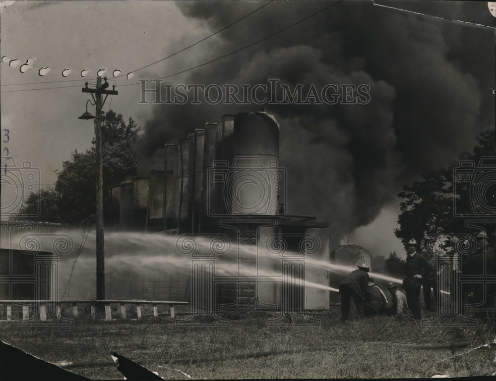 1923 Fire Destroyed 23,000 Gallons of Gas at Ohio Refining Company-Historic Images