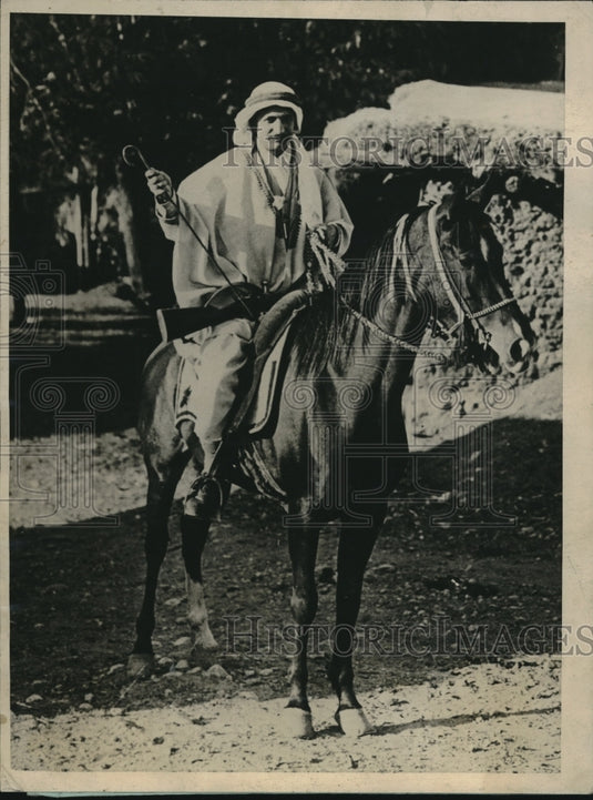 1925 Typical Warrior on the Plateau of Hanran Syrria-Historic Images