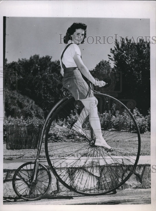 1945 Clarice Austin Pueblo City Ordinance Bikes Can't Go Over 7 MPH-Historic Images