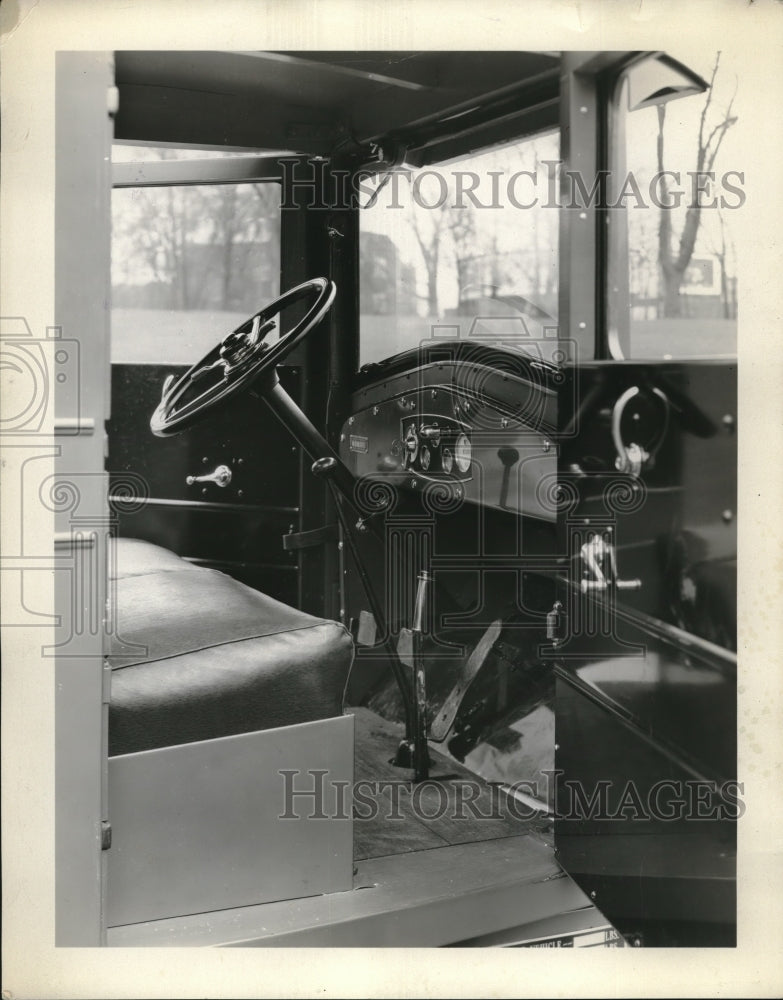 1932 Interior of Cab of Truck-Historic Images