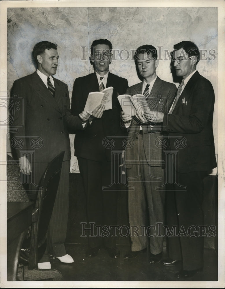 1940 Press Photo Miss House of Reps W C Wallis,W C Rakestraw,Eldridge,Holder - Historic Images
