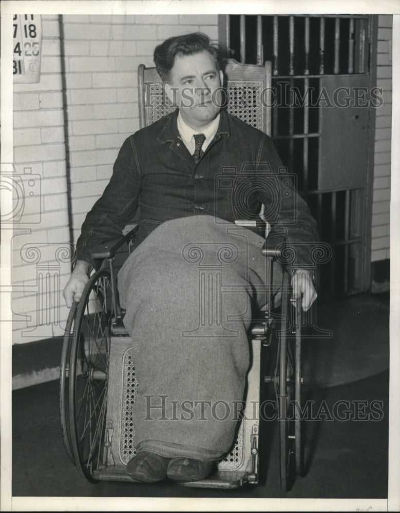 1937 William G McKibbon, sentenced to San Quentin prison for murder - Historic Images