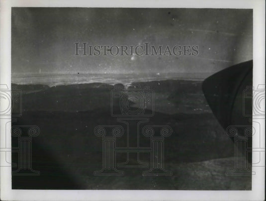 1944 Greenland icecap glacier seen from palne at 8000 feet - Historic Images