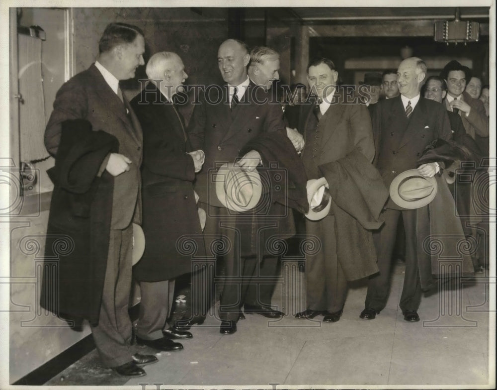 Press Photo Cliff Longley,J Ballantyne,G Bu=urke,JH Hart,OL Smith,H Chittenden-Historic Images