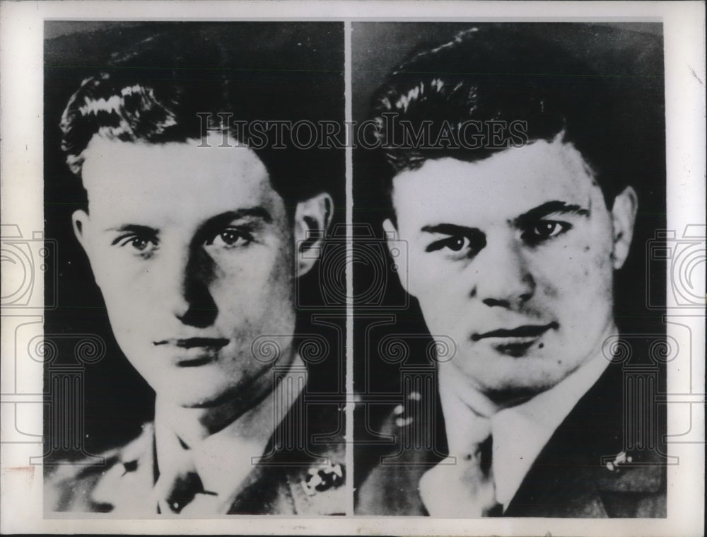 1944 Majors Michael Dobervitch &amp; Jack Hawkins Escaped Japanese Priso - Historic Images