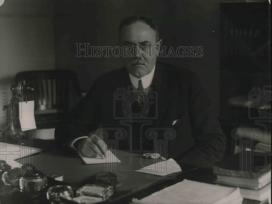 1920 Press Photo PS Talbert Chairman Committee on Appeals & Review of IRS - Historic Images