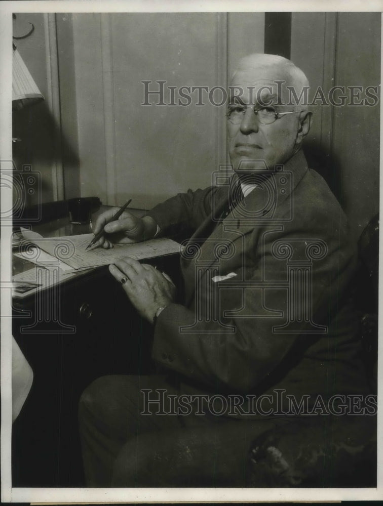 1932 Press Photo James Taylor, President of Australian Olympic Federation - Historic Images