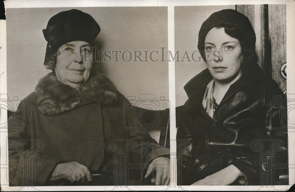 1932 Evelyn Nace and Jennie McGrath at a trial in Phoenix - Historic Images