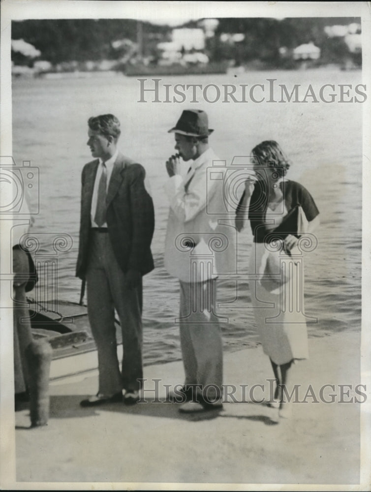 1933 Press Photo Mr and Mrs T Suffern vacationing in Bermuda-Historic Images