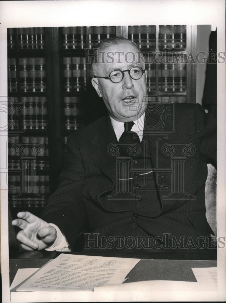 1945 Press Photo Secretary of Labor Lewis B Schwellenbach - neb93071 - Historic Images