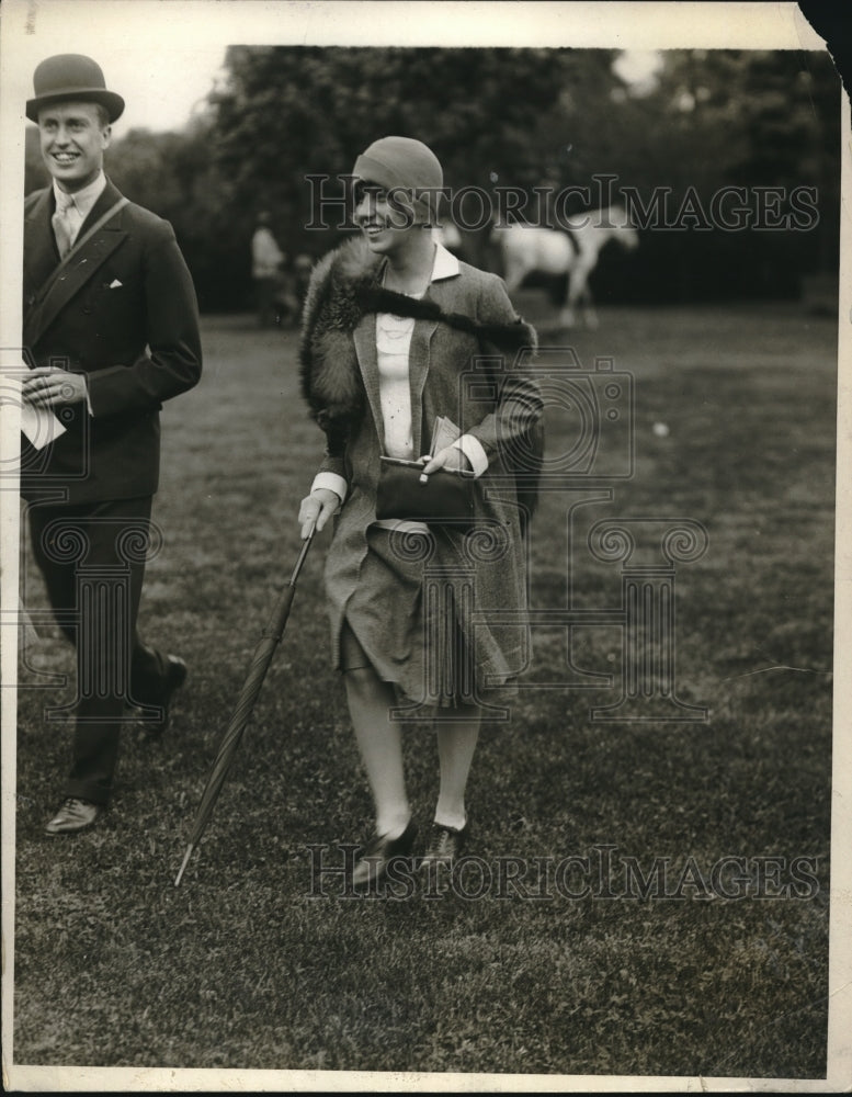 1930 Press Photo Katherine Todd at Westchester Racing Association Spring Opening - Historic Images