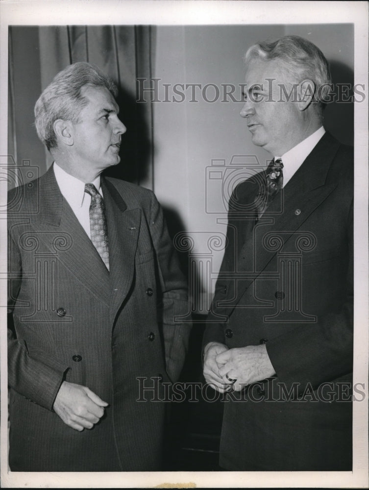 1943 Press Photo Council of Governors Spessard L Holland &amp; John Bricker Ohio-Historic Images