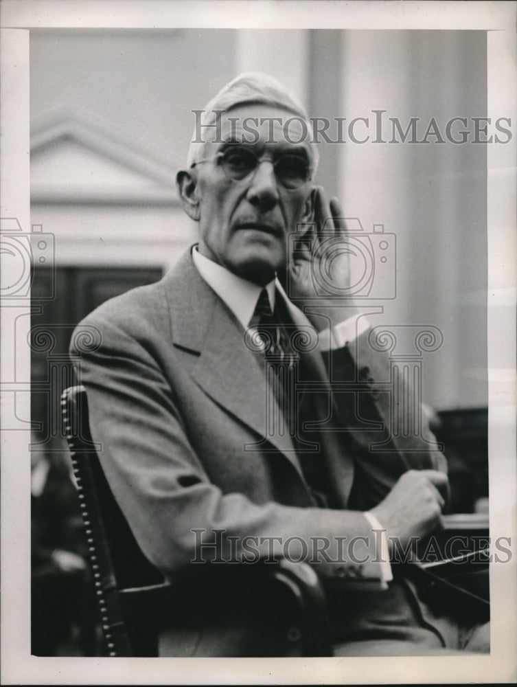 1939 Press Photo Testifing at House Ways & Means Comm. Dr Francis Townsend-Historic Images