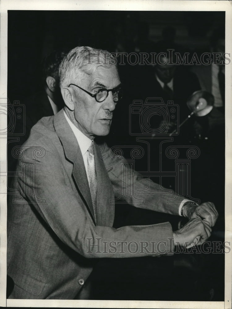 1936 Press Photo Dr. Francis E. Townsend testifies - neb93319-Historic Images