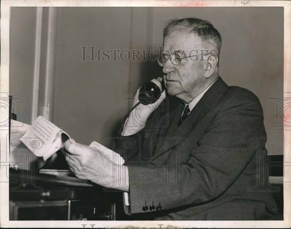 1944 Press Photo Secy of the Interior, Harold Ickes - Historic Images